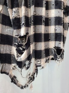 画像4: SUGARHILL(シュガーヒル) DESTRRESSED OMBRE PLAID BLOUSE 23SSSH14 (4)