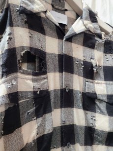 画像2: SUGARHILL(シュガーヒル) BURNT OMBRE PLAID BLOUSE 23SSSH15(SAND) (2)