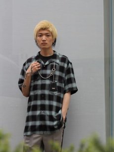 画像4: SUGARHILL(シュガーヒル) OMBRE PLAID HALF SLEEVE BLOUSE 23SSSH04 (4)