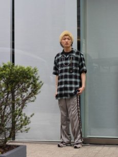 画像5: SUGARHILL(シュガーヒル) OMBRE PLAID HALF SLEEVE BLOUSE 23SSSH04 (5)