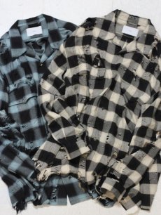 画像12: SUGARHILL(シュガーヒル) BURNT OMBRE PLAID BLOUSE 23SSSH15(SAND) (12)