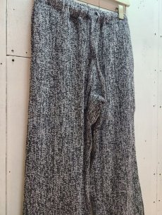 画像2: KIIT(キート) COTTON RUSSEL MESH EASY FLARE PANTS KIO-P16-004-UNISEX- (2)