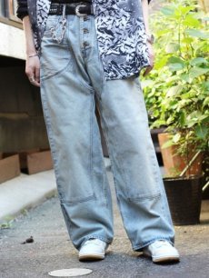 画像9: SUGARHILL(シュガーヒル) FADED DOUBLE KNEE DENIM PANTS 23SSPT02 (9)