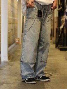 画像21: SUGARHILL(シュガーヒル) FADED DOUBLE KNEE DENIM PANTS 23SSPT02 (21)