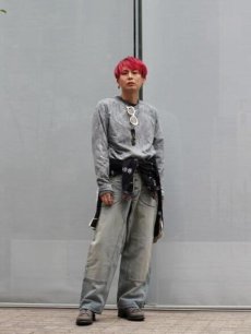 画像14: SUGARHILL(シュガーヒル) FADED DOUBLE KNEE DENIM PANTS 23SSPT02 (14)