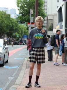 画像16: SUGARHILL(シュガーヒル) OMBRE PLAID ZIP-UP SHORT TROUSERS 23SSPT11 (16)