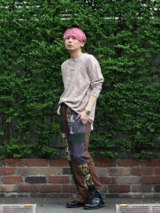 画像19: children of the discordance(チルドレンオブザディスコーダンス) HANDMADE VINTAGE PATCHWORK TROUSERS COTDSMBLPT-363 (19)