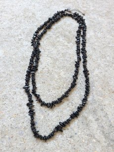画像3: Azuma.(アズマ) PEBBLE STONE NACKLACE 23AH-AC-04(BLK) (3)