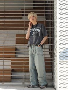 画像22: SUGARHILL(シュガーヒル) FADED DOUBLE KNEE DENIM PANTS 23SSPT02 (22)