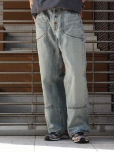 画像23: SUGARHILL(シュガーヒル) FADED DOUBLE KNEE DENIM PANTS 23SSPT02 (23)