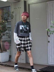 画像17: SUGARHILL(シュガーヒル) OMBRE PLAID ZIP-UP SHORT TROUSERS 23SSPT11 (17)