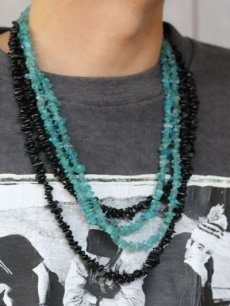画像14: Azuma.(アズマ) PEBBLE STONE NACKLACE 23AH-AC-04(BLK) (14)
