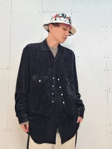 画像10: Azuma.(アズマ) MORISSON'S LAYERED SHIRT 23AH-SH-02A(BLK) (10)