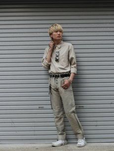 画像10: SUGARHILL(シュガーヒル) GILL LEATHER ZIP PANTS 23SSLA05(WHT) (10)