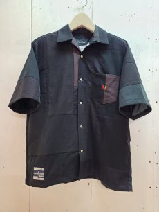 画像4: Takaya Hioki (タカヤヒオキ) POLO REMAKE OPEN COLLER SHIRT (4)