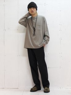 画像4: KIIT(キート) OPEN END COTTON STRETCH CHINO CENTER SLIT PANTS KIP-P93B-005 (4)