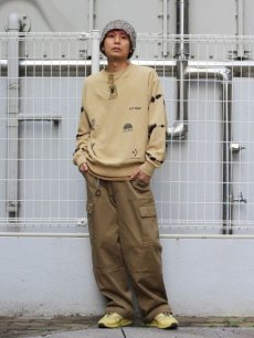 画像5: KIIT(キート) OPEN END COTTON STRETCH CHINO DOUBLE KNEE CARGO PANTS KIP-P94B-005 (5)