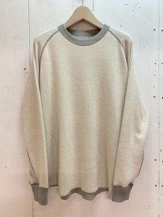 画像5: KIIT(キート) HONEY COMB WAFFLE L/SLEEVE CUT&SEWN KIP-T99-004  (5)