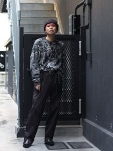 画像9: KIIT(キート) OPEN END COTTON STRETCH CHINO CENTER SLIT PANTS KIP-P93B-005 (9)