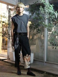 画像8: children of the discordance(チルドレンオブザディスコーダンス) NY:KIMONO PATCHWORK TROUSERS COTDNYPT-029 (8)