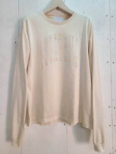 画像1: SUGARHILL(シュガーヒル) COLLEGE PRINT LONG SLEEVE T-SHIRT 23AWCS09(IVO) (1)