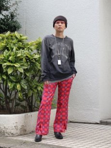 画像10: SUGARHILL(シュガーヒル)  COLLEGE PRINT LONG SLEEVE T-SHIRT 23AWCS09(BLK) (10)