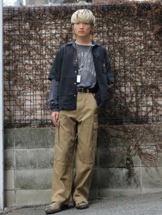 画像7: KIIT(キート) OPEN END COTTON STRETCH CHINO DOUBLE KNEE CARGO PANTS KIP-P94B-005 (7)