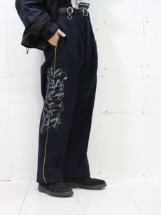 画像9: children of the discordance(チルドレンオブザディスコーダンス) HAND PAINTING BY SUI WOOL TROUSERS COTDPT-030 (9)