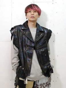 画像8: SUGARHILL(シュガーヒル) AURORA LEATHER RIDER'S VEST 23AWLA06 (8)