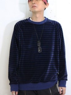 画像6: KIIT(キート) C/P HEAVY VELOR BORDER CREW NECK PULLOVER KIP-T93-003 (6)