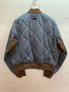 画像5: KIIT(キート) SPLIT YARN SATIN QUILTED BOMBER JKT KIP-Y18-500 women's (5)