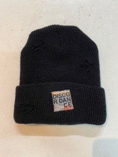 画像1: children of the discordance(チルドレンオブザディスコーダンス) CIGARETTE HOLE KNIT CAP COTDKN-006 (1)