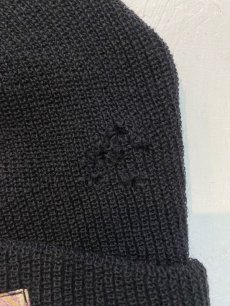 画像2: children of the discordance(チルドレンオブザディスコーダンス) CIGARETTE HOLE KNIT CAP COTDKN-006 (2)