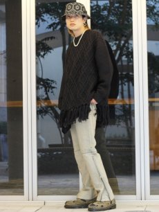 画像17: SUGARHILL(シュガーヒル) GILL LEATHER ZIP PANTS 23SSLA05(WHT) (17)