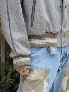 画像12: SUGARHILL(シュガーヒル) MELTON STADIUM JACKET 23AWJK02(BGE) (12)