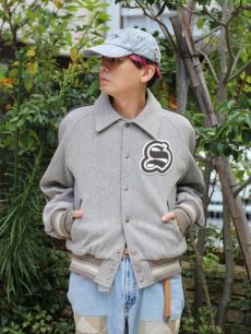 画像9: SUGARHILL(シュガーヒル) MELTON STADIUM JACKET 23AWJK02(BGE) (9)