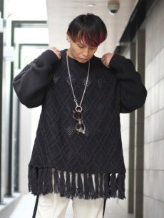 画像11: children of the discordance(チルドレンオブザディスコーダンス)GRATE TEX MESH KNIT PULLOVER COTDKN-005 (11)