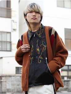 画像25: children of the discordance(チルドレンオブザディスコーダンス) 5G ARROW STRIPE CARDIGAN COTDKN-003 (25)