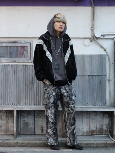 画像13: A PUZZLING HOME(アパズリングホーム) LACE LINE TRAINING JACKET (BLK) (13)
