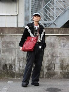 画像17: A PUZZLING HOME(アパズリングホーム) LACE LINE TRAINING JACKET (BLK) (17)