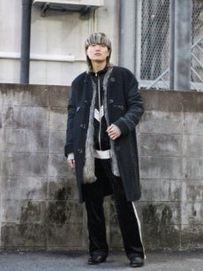 画像19: A PUZZLING HOME(アパズリングホーム) LACE LINE TRAINING JACKET (BLK) (19)
