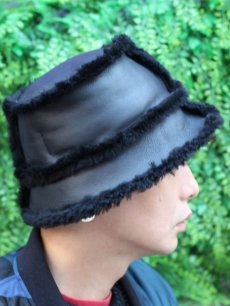 画像16: KIIT(キート) MOUTON SHEARING HAT KIP-A59-700(BLK) (16)