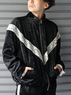 画像22: A PUZZLING HOME(アパズリングホーム) LACE LINE TRAINING JACKET (BLK) (22)