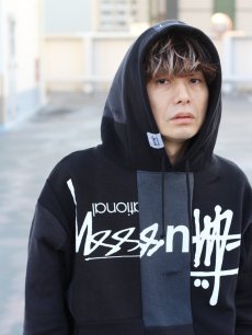 画像12: Takaya Hioki (タカヤヒオキ) OLD STUSSY REMAKE PULL OVER HOODIE  REBEL ELEMENTS EXCLUSIVE "DAMAGE"(E) (12)