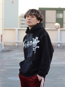 画像9: Takaya Hioki (タカヤヒオキ) OLD STUSSY REMAKE PULL OVER HOODIE  REBEL ELEMENTS EXCLUSIVE "DAMAGE"(A) (9)