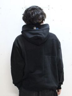 画像7: Takaya Hioki (タカヤヒオキ) OLD STUSSY REMAKE PULL OVER HOODIE  REBEL ELEMENTS EXCLUSIVE "DAMAGE"(E) (7)