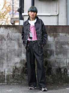 画像12: A PUZZLING HOME(アパズリングホーム) NYLON RIDING JACKET 24ss-001 (12)