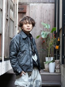 画像14: A PUZZLING HOME(アパズリングホーム) NYLON RIDING JACKET 24ss-001 (14)