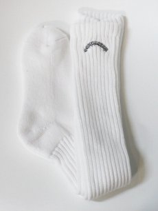 画像1: el conductorH(コンダクター) ARCH LOGO EMBROIDERED LOOSE SOCKS PD24SAC01 (1)