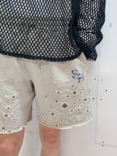 画像9: SUGARHILL(シュガーヒル）CRASHED SWEAT SHORT TROUSERS  2441000908 (9)